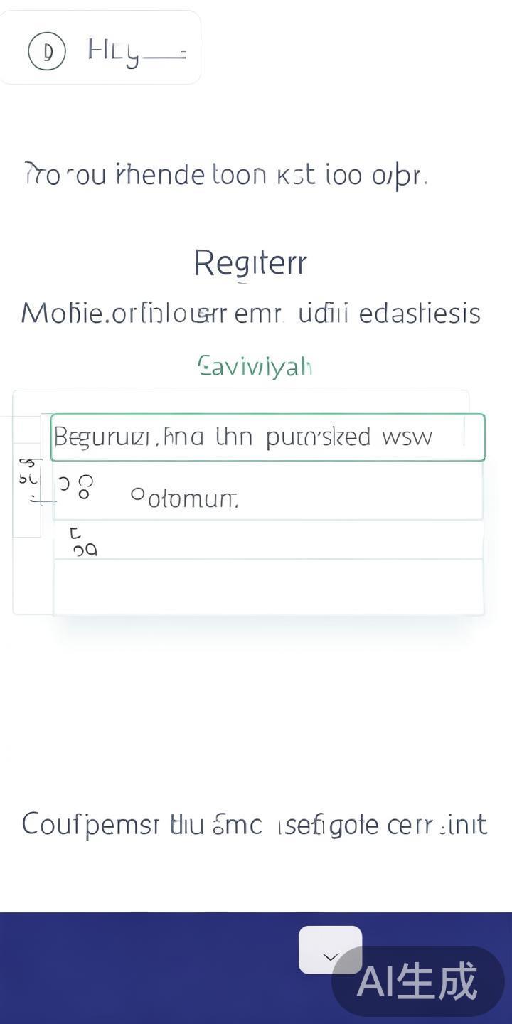 点击注册后，系统会提示填写一些必要信息，包括手机号